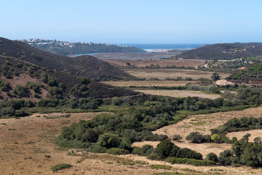 Coastal landscape in the Southwest Alentejo and Vicentine Coast Natural Park near Aljezur