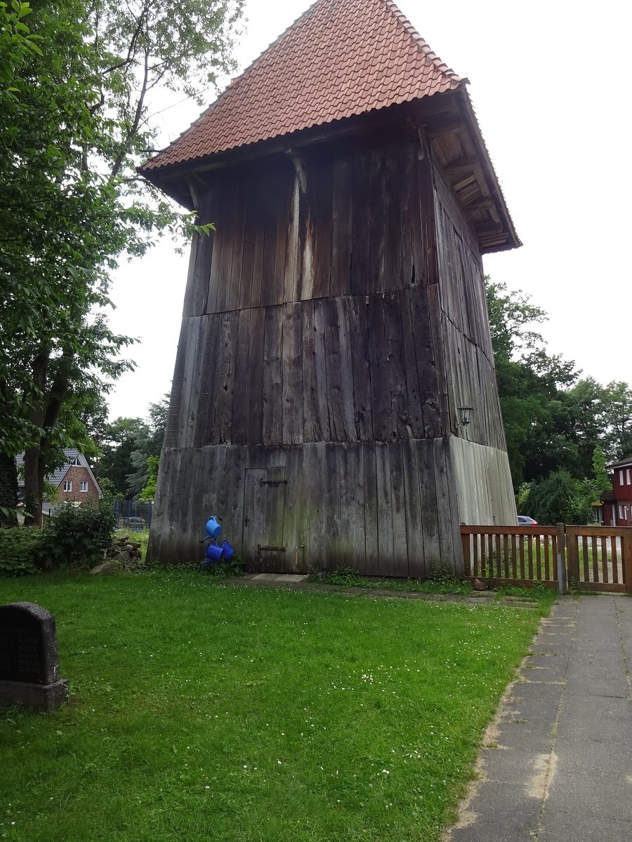 Bell tower in Ramelsloh, a district of the municipality of Seevetal
