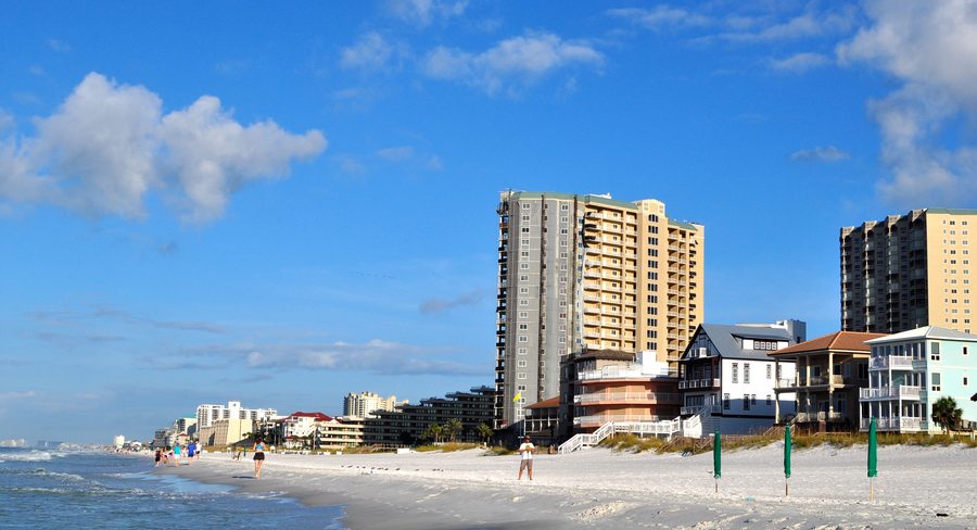 Oceanfront at Miramar Beach, Florida