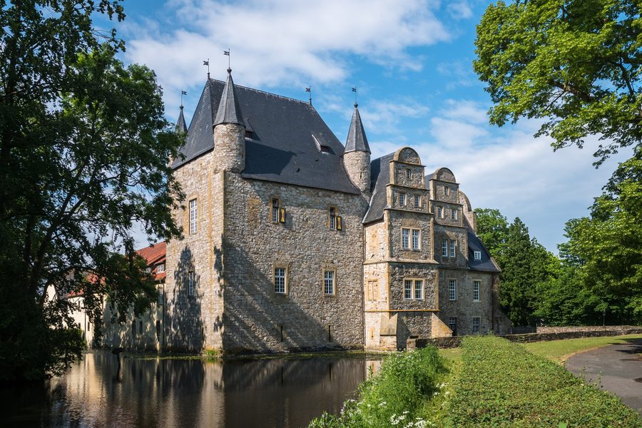 Schelenburg moated castle in Bissendorf, Lower Saxony