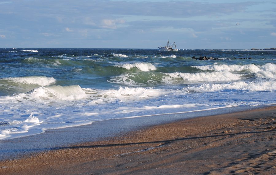 Vilano Beach on the Atlantic coast in Florida
