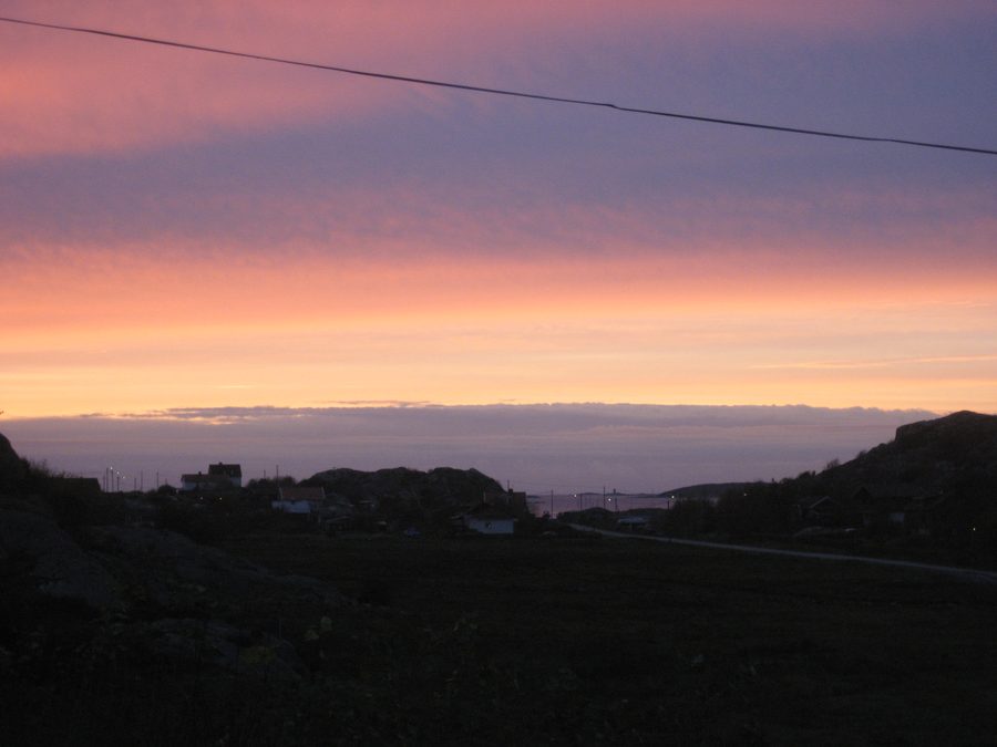 Kovikshamn at sunset
