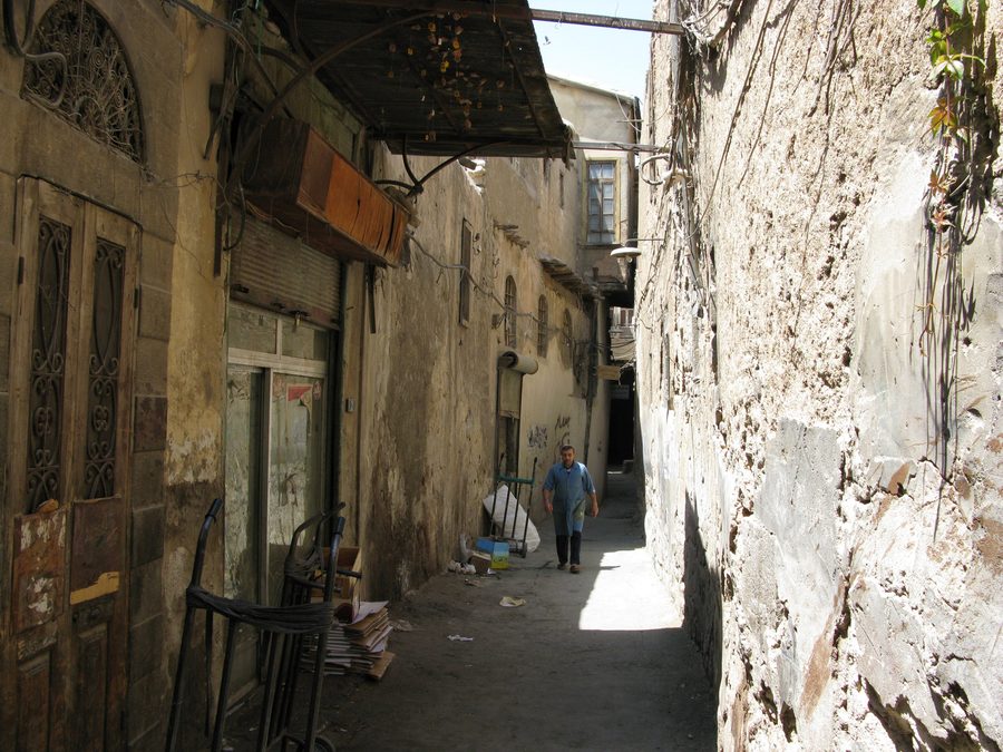 Street in the old town of Damascus