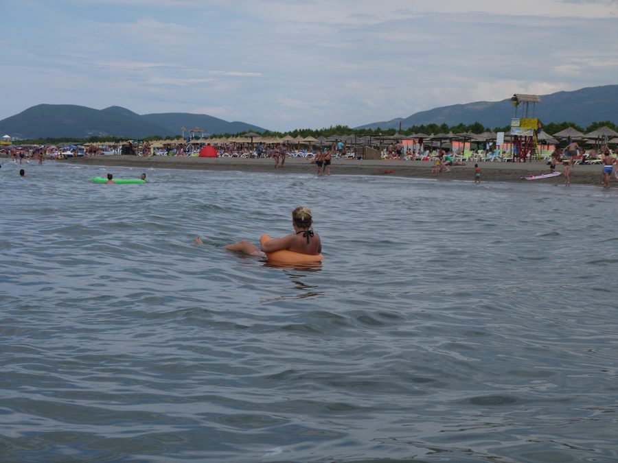 Velika Plaža, the long sandy beach near Ulcinj