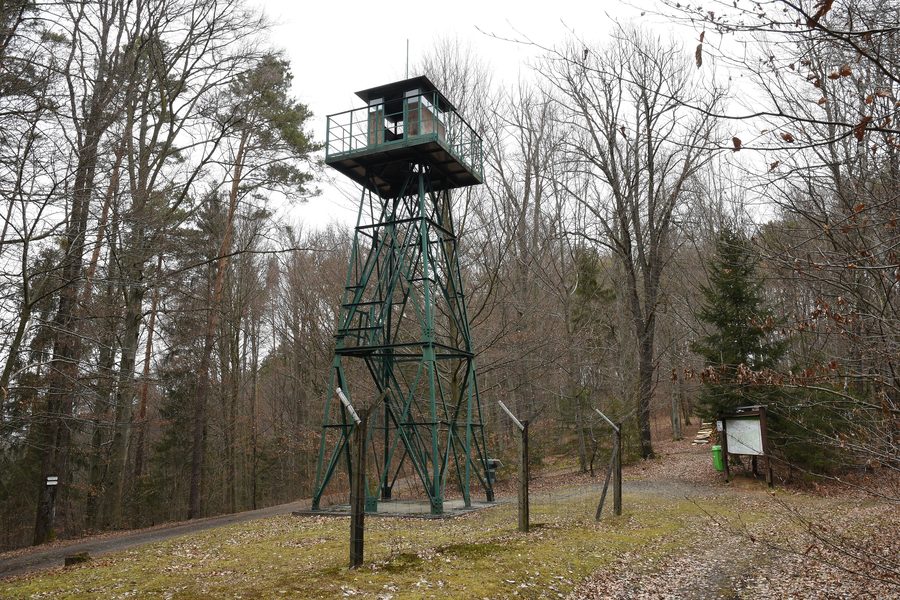 Watchtower at the border triangle near Sankt Martin an der Raab close to Eisenberg on the Raab