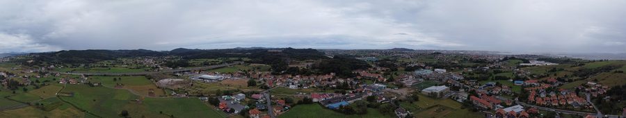 Panoramic view of Revilla, Camargo