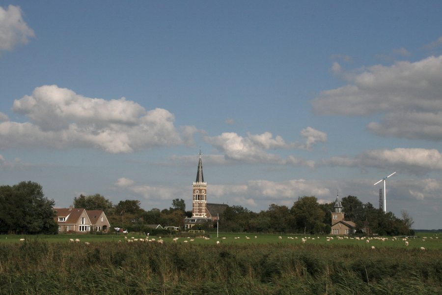 Cornwerd (Koarnwert) village view