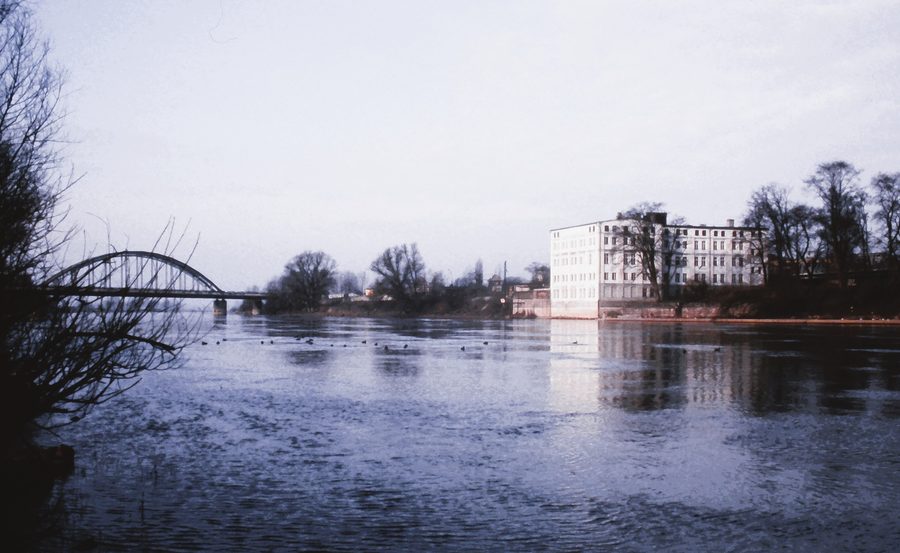 Pont sur la rivière Warta à Gorzów Wielkopolski