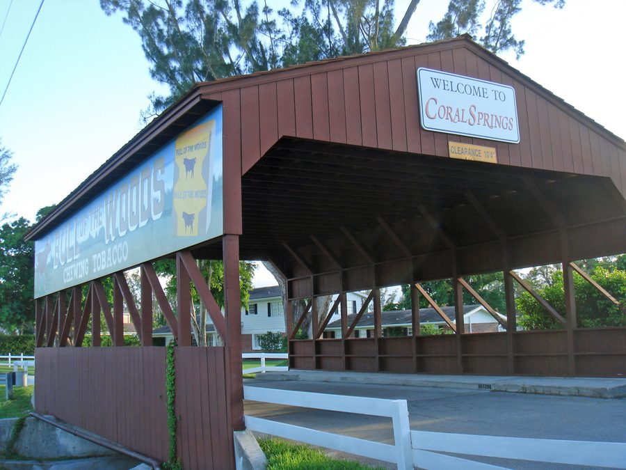 Coral Springs Covered Bridge in Coral Springs, Florida
