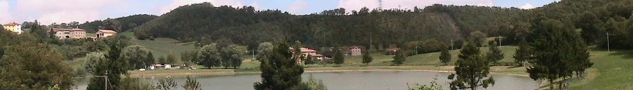 The lake of Scurano in the territory of Neviano degli Arduini