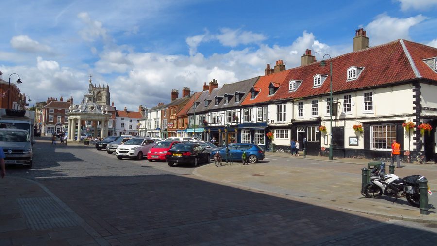 Saturday Market in Beverley, East Riding of Yorkshire