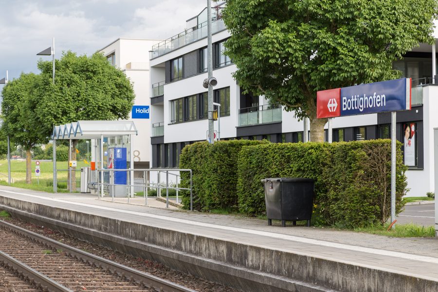 Bottighofen station in the canton of Thurgau
