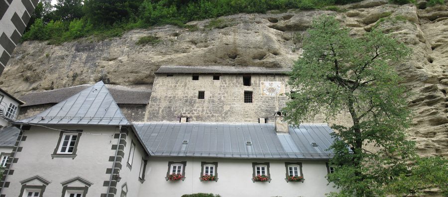 Cave castle in Stein an der Traun