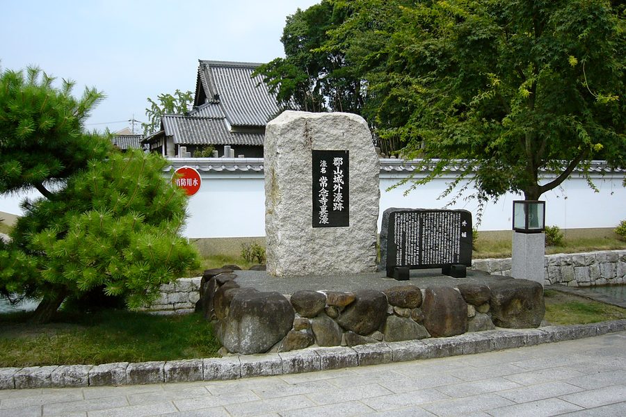 Stone fortification wall of Kōriyama Castle in Yamatokōriyama, Nara