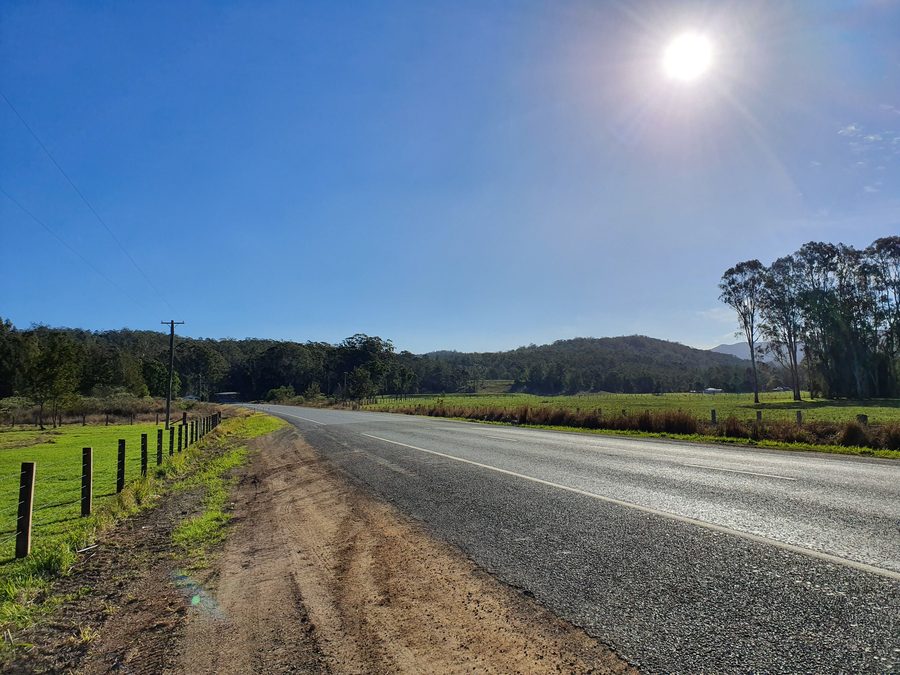 Summerland Way near Dairy Flat