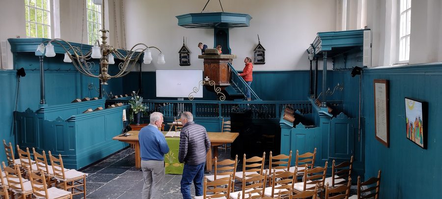 Protestant church in Ursem in the municipality of Koggenland, North Holland