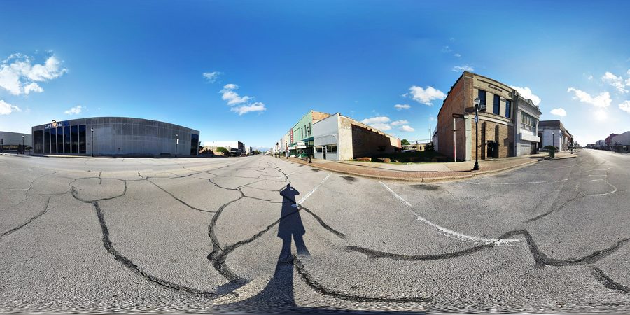 Blick auf Denison im US-Bundesstaat Texas