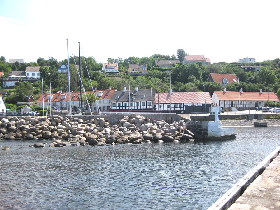 Harbor of the former fishing village Vang on Bornholm