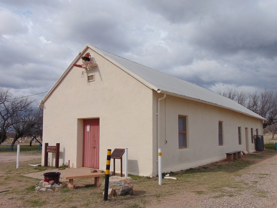 Historic Arivaca Schoolhouse from 1879 in Arivaca, Arizona