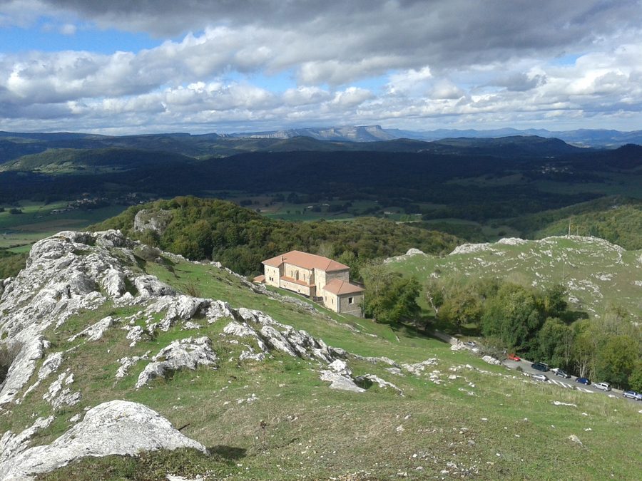 Sanctuary of Nuestra Señora de Oro in the Zuia Valley near Murgia