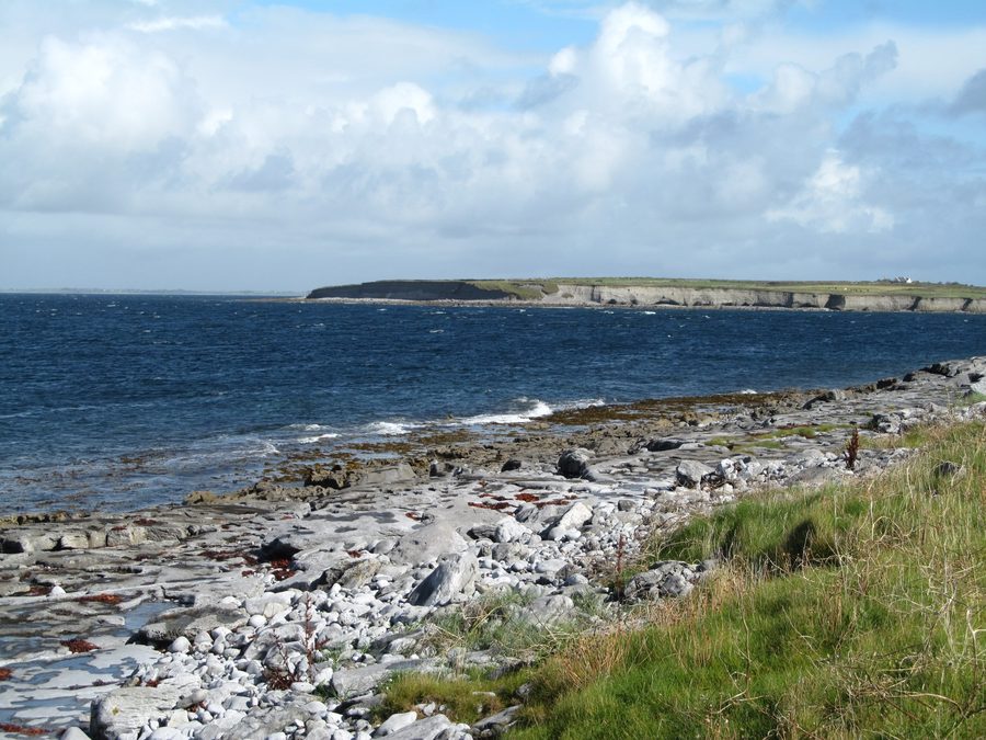 Rocky coastline along the Flaggy Shore