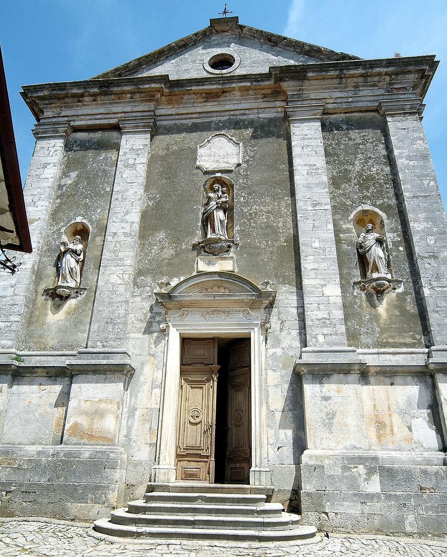 Parish church of Tinjan in Istria