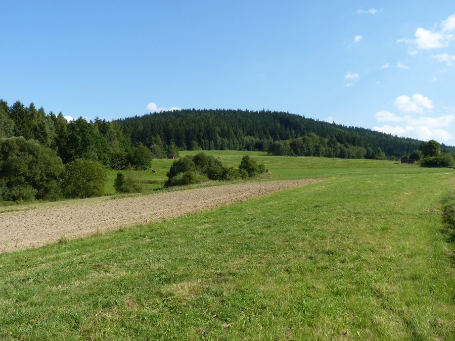 Beskydy landscape in Moravian Silesia