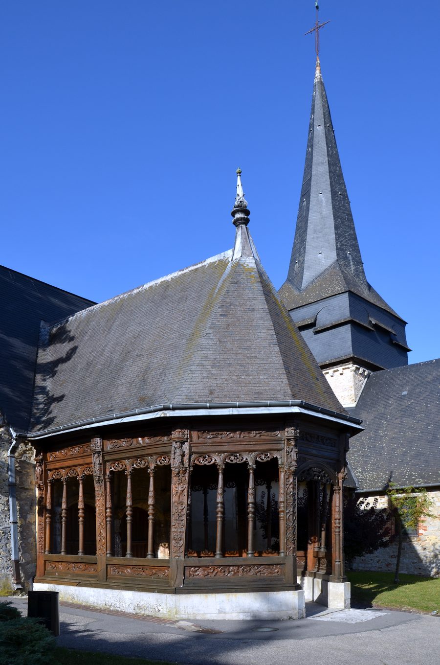 Saint-Sulpice church in Ry in the Seine-Maritime département