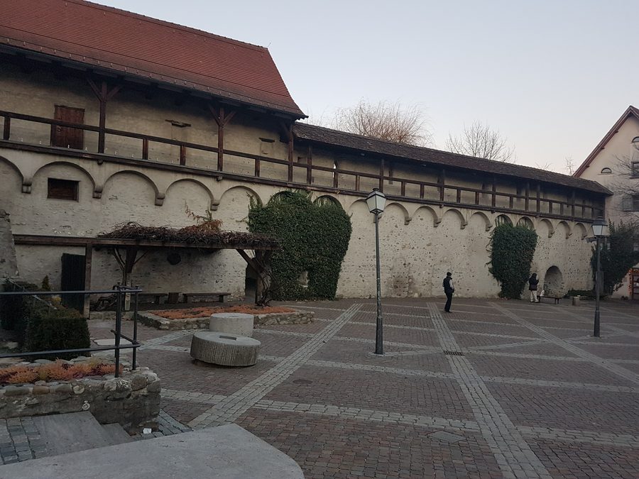 Historische Stadtmauer in Wangen im Allgäu