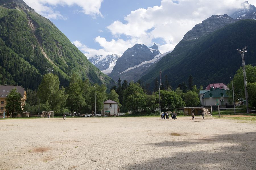 Dombay in the Caucasus Mountains, Karachay-Cherkessia