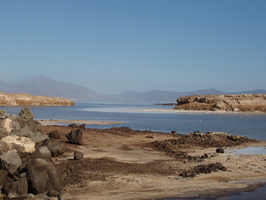 Lake Assal in Djibouti