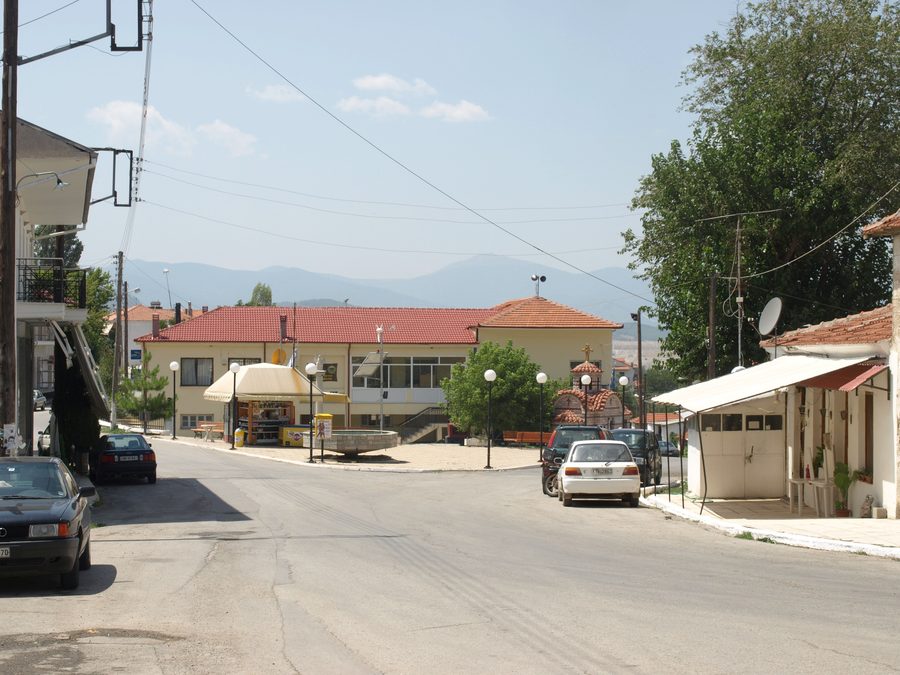 Community center of Vevi in the prefecture of Florina, Greece