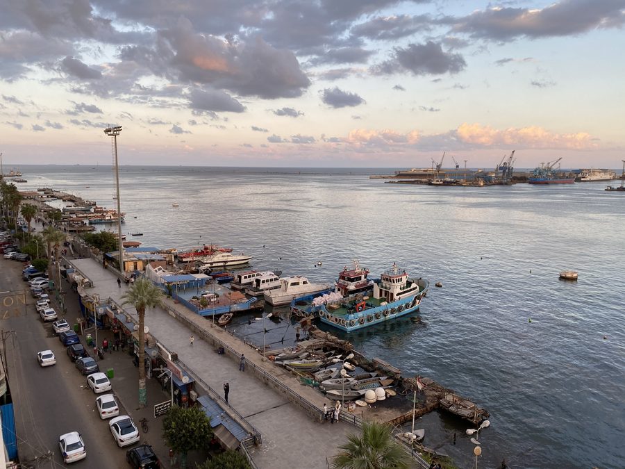 Suez Canal entrance at Port Said