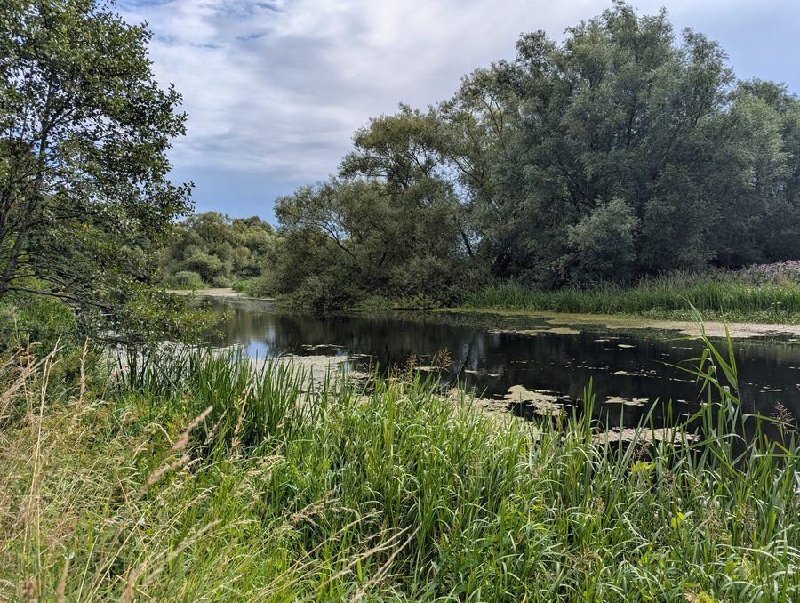 Kävlingeån in Kävlinge, Sweden