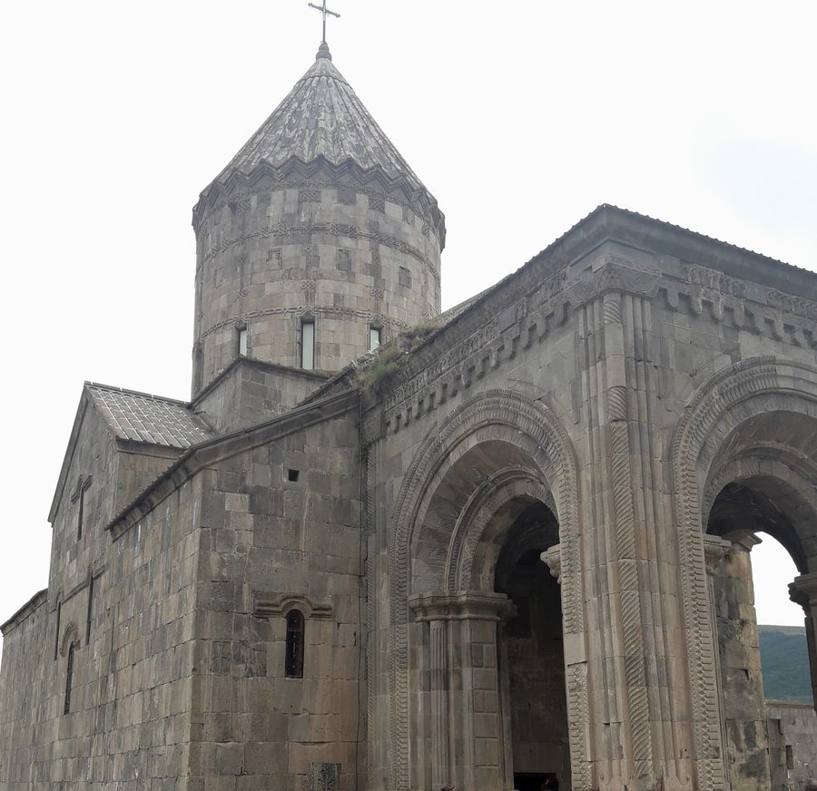 Tatev Monastery at the edge of the Vorotan Gorge in Armenia’s Syunik province