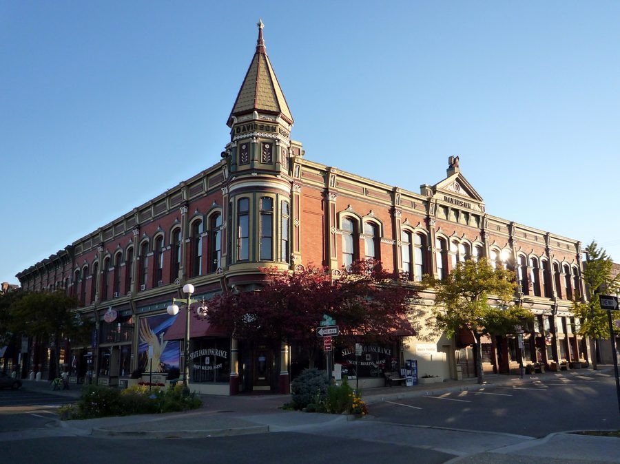 Historic Davidson Building in Ellensburg, Washington