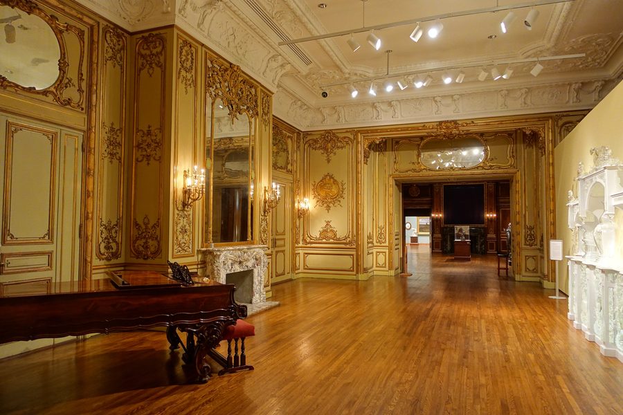 Interior view of the John and Mable Ringling Museum of Art in Sarasota, Florida