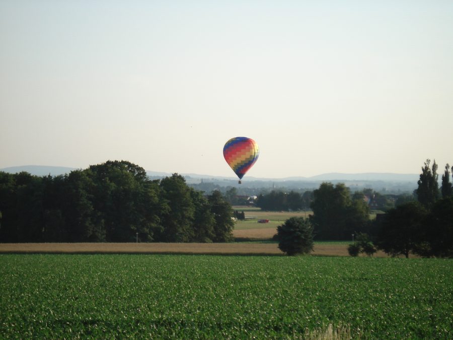 View in Kirchlengern, Herford district, North Rhine-Westphalia, Germany