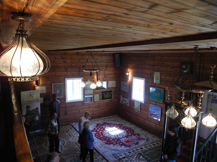 Exterior of the wooden mosque in Kruszyniany, Podlaskie, Poland