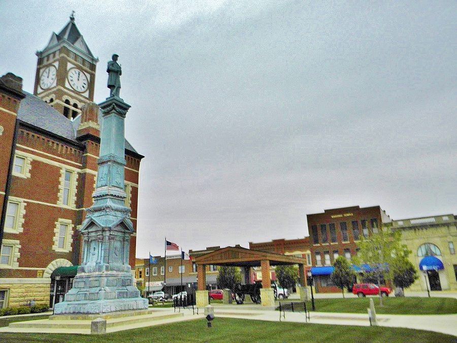 Historischer Bezirk im Stadtzentrum von Eldora, Iowa