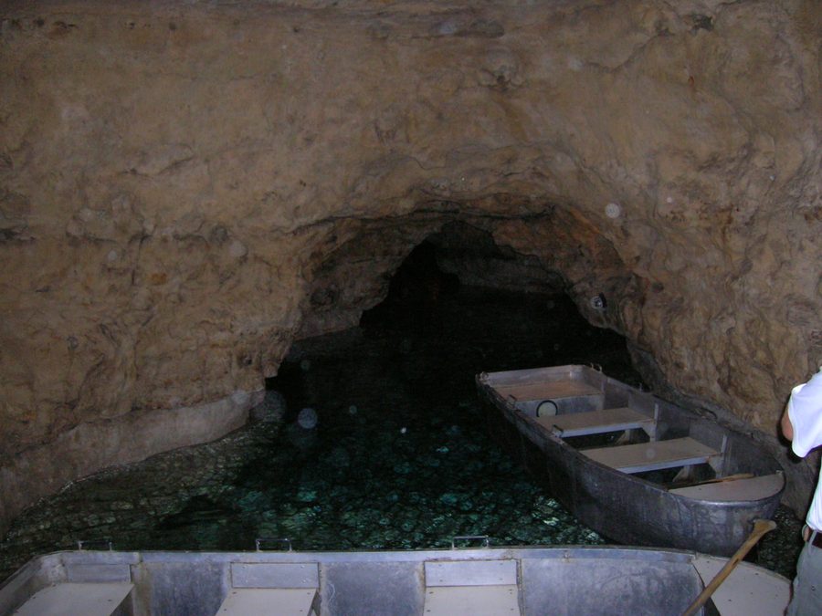 Boats on the Cave Lake in Tapolca