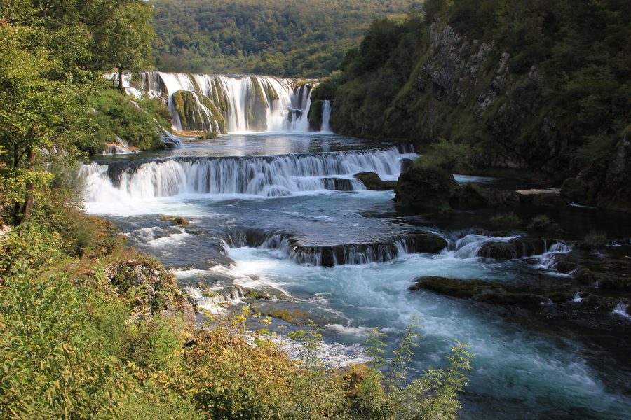 Štrbački buk in Una National Park in Bosnia and Herzegovina