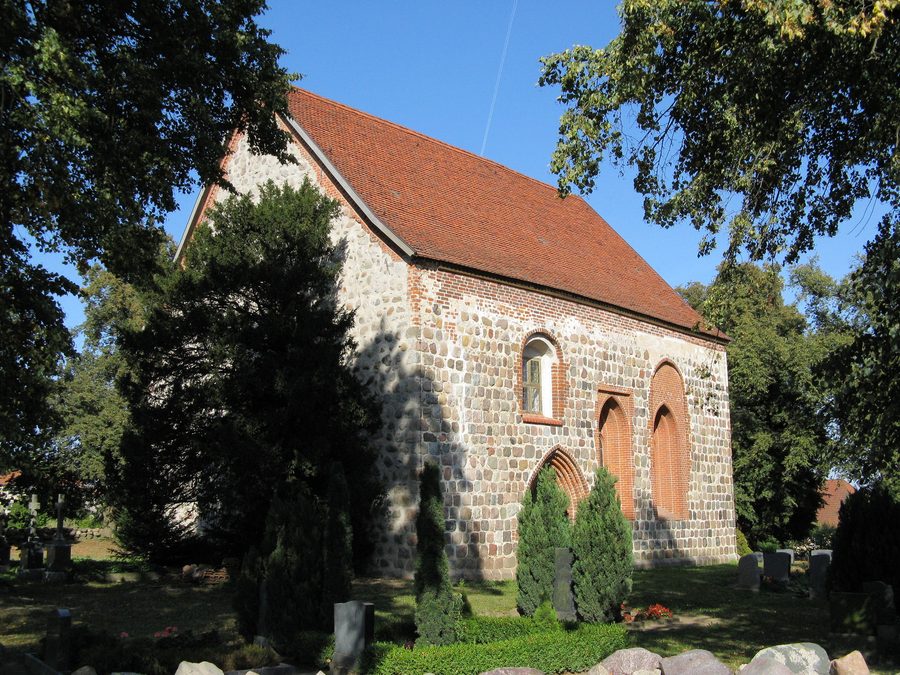 Kirche in Duckow in Mecklenburg-Vorpommern