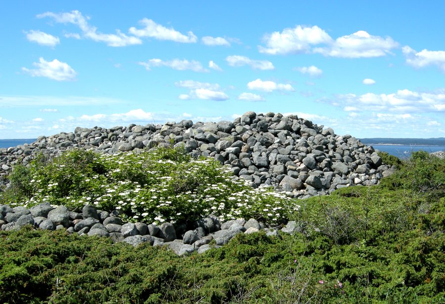 Tumulus at Mølen in Larvik, Norway