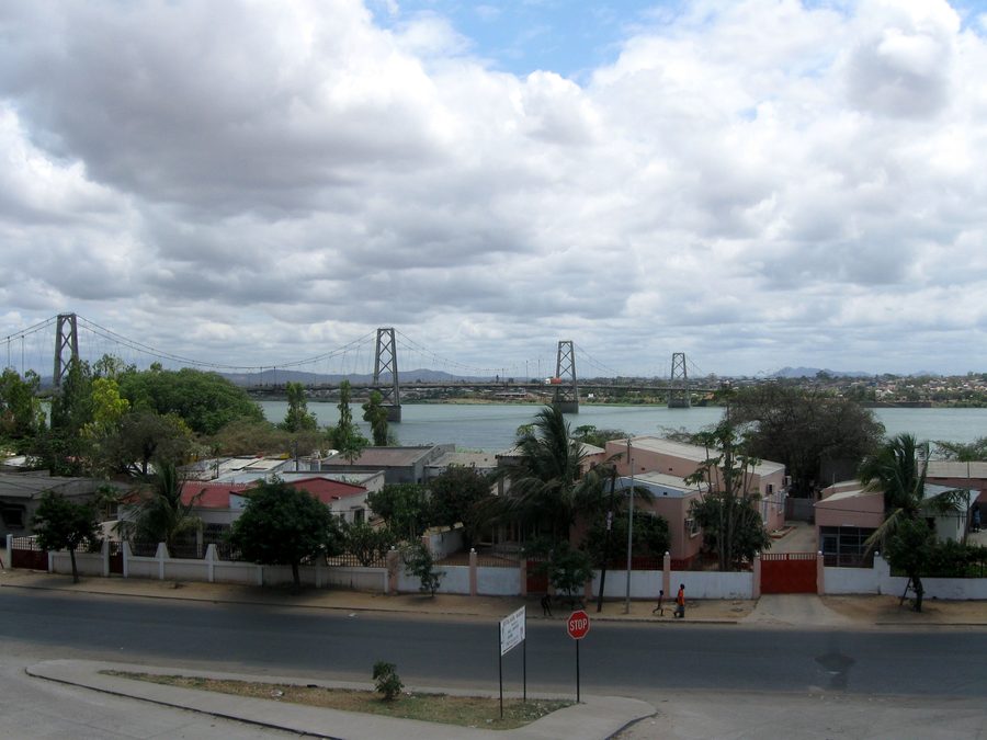 Samora Machel Bridge over the Zambezi in Tete, Mozambique