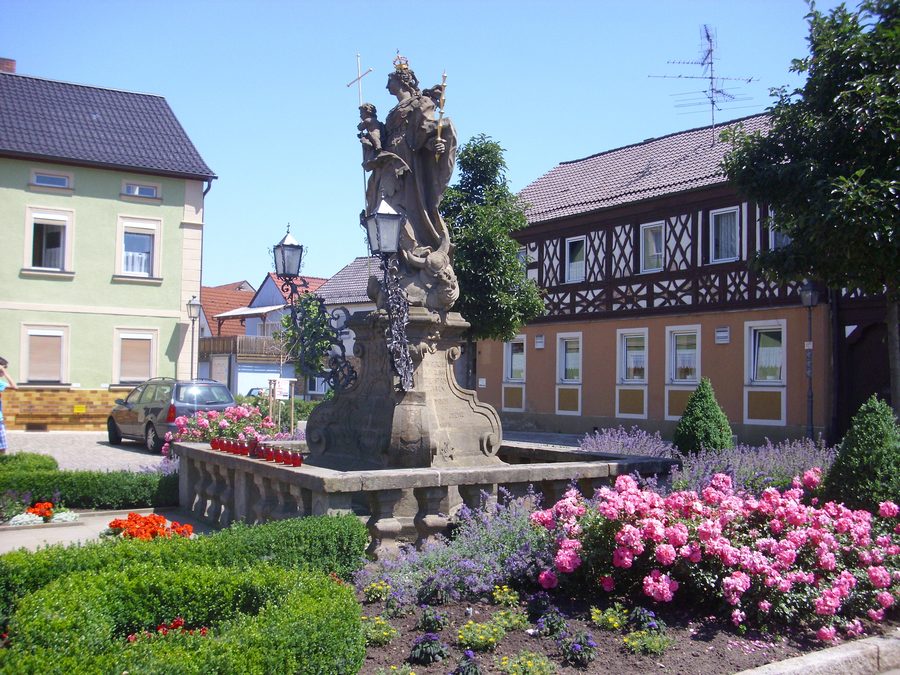 Rattelsdorf in Upper Franconia in the valley of the Itz