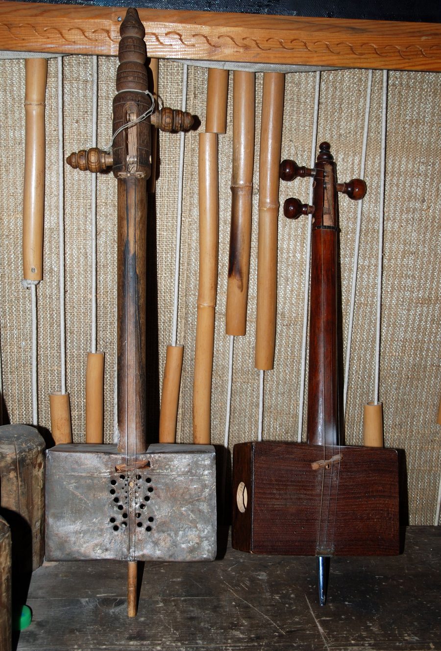 Ghaychak at the Gurminj Museum of Musical Instruments in Dushanbe, Tajikistan