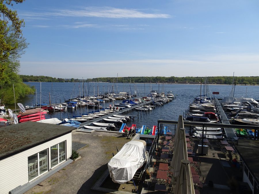 Harbor at the Großer Wannsee in Berlin