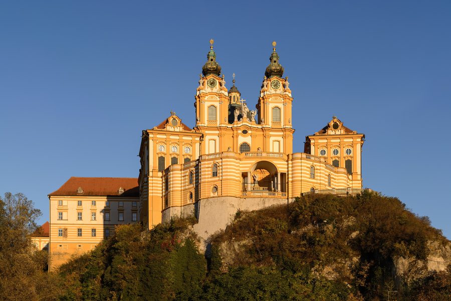 Melk Abbey from the west