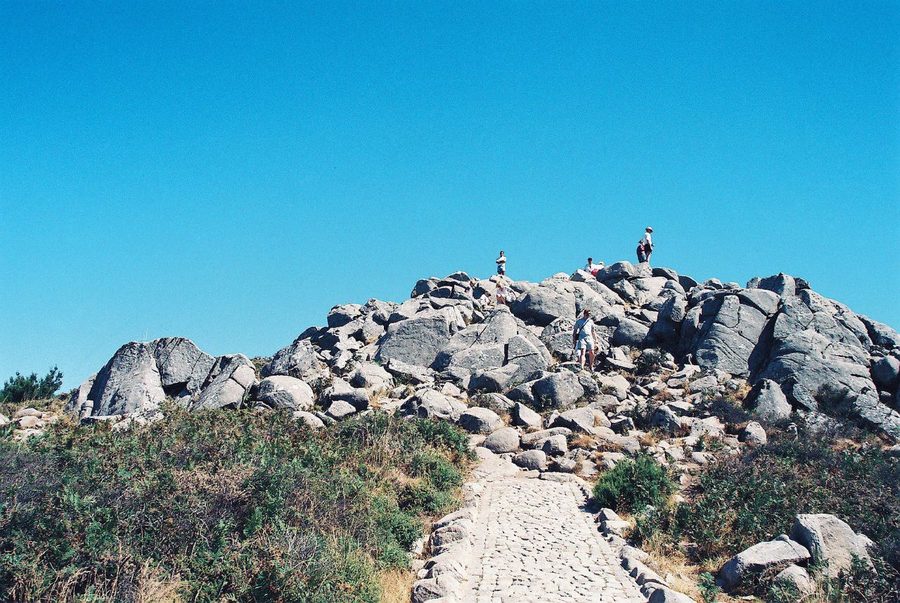 View from Alto da Fóia across the Serra de Monchique in Portugal